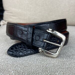 HOUSE OF FLEMING Genuine Alligator Belt. See measurement photo for size